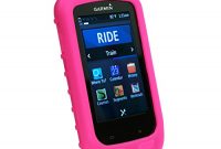 awesome tuff luv silikon schutzhulle case und schirm schutz fur garmin edge 1000 rosa bild