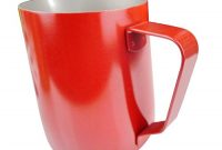 cool likecar edelstahlkaraffen milchkaraffe cappuccino espressomaschine barista latte kunst 350ml 600ml 900ml 900ml red foto