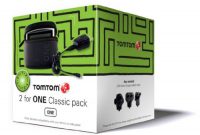 cool tomtom 2forone classic cube pack tasche usb reiseladegerat trageriemen fur tomtom one start2 bild