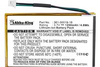 erstaunliche akku king akku ersetzt garmin 361 00019 16 li ion 1250mah fur garmin nuvi nuvi 1300 1350 1350t 1370 1370t 1390 1390t 765t nuvi 710 710t 760 760t 765 bild