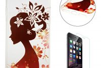 erstaunliche casehome silicone gel iphone 7 47 inch hullemit frei hd displayschutzfolie transparent weiche silikon schutzhulleweicher flexibel klar gel silikon tpu hulle superdunn stossfe bild