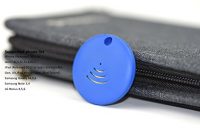 fabelhafte bluetooth waterproof ipx7 key finder phone finderanything finder 1 pack blue bild