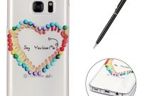 fabelhafte casehome silicone gel samsung galaxy s7 hullemit frei tippen sie auf stift transparent weiche silikon schutzhulleweicher flexibel klar gel silikon tpu hulle superdunn stossfest foto