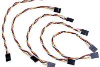 fantastische 5 stuck 4 pin 20cm 254mm jumper wire kabel dupont linie fur arduino foto