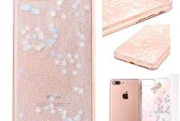 fantastische iphone 7 plus hulle flussigiphone 7 plus schutzhulleiphone 7 plus hulle frauentransparent hard case hulle fur iphone 7 plusluxus shiny 3d bling glanz glitter glitzer sparkl foto