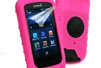 schone tuff luv silikon schutzhulle case und schirm schutz fur garmin edge 1000 rosa foto