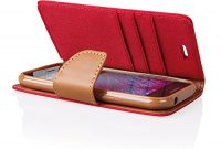 ausgefallene egor book case fur samsung galaxy j1 j100 rot flip cover tasche schutz hulle etui mit standfunktion magnetverschluss bild