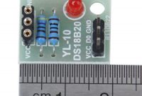 ausgezeichnete ds18b20 temperatursensor ds18b20 schirm modul ohne chip fur elektronische diy ziegel intelligente auto bild