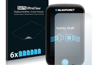 ausgezeichnete savvies blaupunkt bikepilot schutzfolie 6er pack folie displayschutzfolie klar displayfolie bild