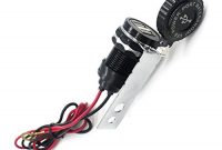 schone pixnor usb power adapter 12v motorrad auto atv zigarettenanzunder buchse splitter dual usb anschluss schwarz bild