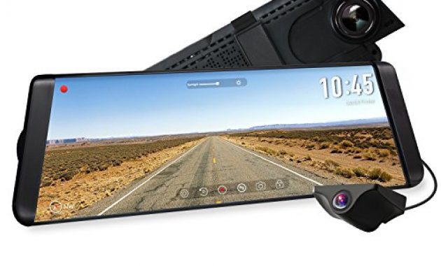 am besten auto vox x2 streaming dashcam mit 988 zoll25 cm lcd touchscreen full hd 1296p autokamera vorne und hinten 140 weitwinkel ip68 wasserdichte ruckfahrkamera mit nachtsicht bild