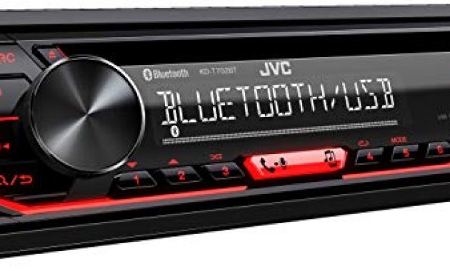 am besten jvc kd t702bt cd autoradio mit bluetooth freisprecheinrichtung hochleistungstuner soundprozessor usb android spotify control 4x50 watt rotschwarz bild