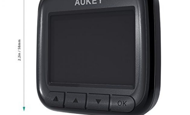 ausgezeichnete aukey dashcam fhd 1080p autokamera mit 170 grad weitwinkel superkondensator wdr nachtsicht kamera fur auto mit g sensor bewegungserkennung loop aufnahme und dual port kfz lade bild