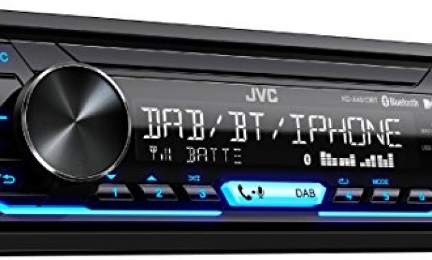 ausgezeichnete jvc kd x451dbt digital media receiver mit bluetooth freisprechfunktion und digitalradio dab schwarz foto