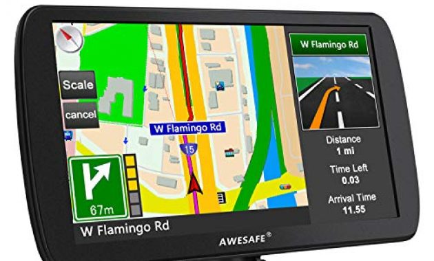 awesome awesafe navigationsgerat fur lkw mit 9 zoll touchscreen gps navi untertutzt lebenslang kartenupdate bild
