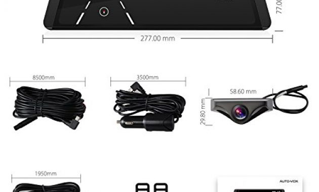 cool auto vox x2 streaming dashcam mit 988 zoll25 cm lcd touchscreen full hd 1296p autokamera vorne und hinten 140 weitwinkel ip68 wasserdichte ruckfahrkamera mit nachtsicht foto