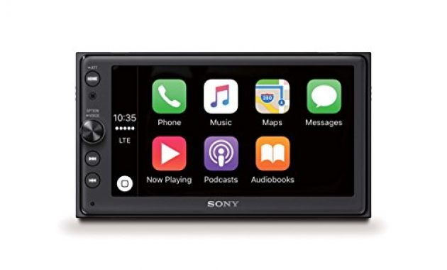 cool sony xav ax100 media receiver 64 zoll bluetooth apple carplay und android auto mit touchscreen navigation uber google maps des smartphones freisprechen bild