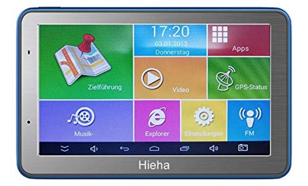 erstaunlich hieha 7 zoll navi navigation gps navigationsgerat fur lkw pkw bluetooth europe traffic android 16gb 512mb blitzerwarnungen poi fahrspur und parkassistent 2018 lebenslang kostenlo bild