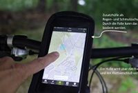 erstaunlich ohno fahrradhalterung mit integrierter powerbank mit regenhulle apple iphone 7 plus8 plus bild
