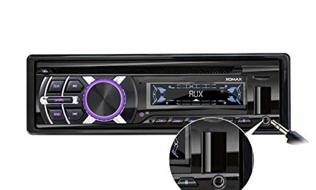 erstaunlich xomax xm cdb624 autoradio mit cd player i bluetooth freisprecheinrichtung i rds radio tuner i usb micro sd i 2x aux i 7 beleuchtungsfarben einstellbar i 1 din foto