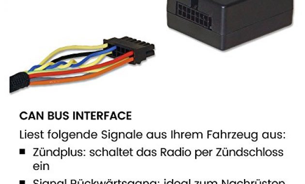 erstaunliche can bus adapter fur vw interface zur integration von autoradios und navis in golf passat polo touran tiguan t5 uvm foto