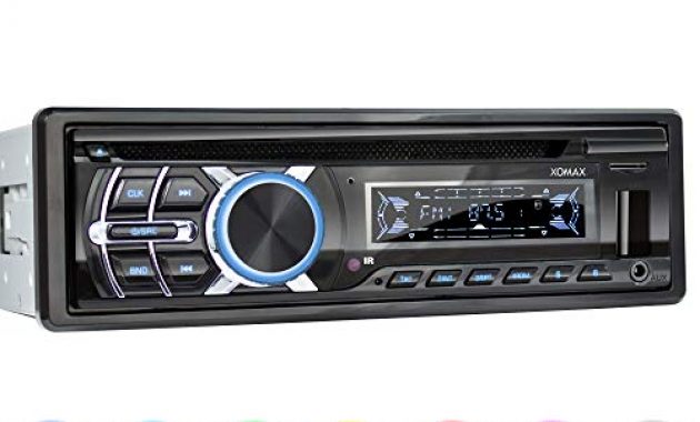 erstaunliche xomax xm cdb624 autoradio mit cd player i bluetooth freisprecheinrichtung i rds radio tuner i usb micro sd i 2x aux i 7 beleuchtungsfarben einstellbar i 1 din bild