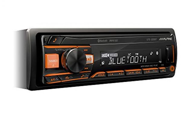 fabelhafte alpine electronics ute 200bt autoradio bluetooth 1din schwarz rgb beleuchtung foto