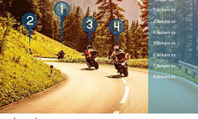 fabelhafte bluerider motorradhelm intercom headset gegensprechanlage bluetooth 41 bis zu 8 reiters cvc rauschunterdruckung wasserdicht vollduplex 10 std sprechzeit 2km reichweite fur siri bild