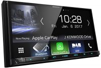 fabelhafte kenwood dmx7017dabs av receiver mit 177cm touchscreen dab bluetooth apple carplay android auto usb 4 x 50 watt schwarz bild