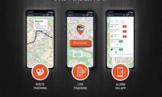 fabelhafte paj gps professional finder 30 gps tracker als auto diebstahlschutz mit direktanschluss an kfz batterie live tracking online per app foto