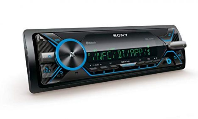 fabelhafte sony dsx a416bt autoradio mit dual bluetooth nfc usb aux anschluss 35000 farben vario color freisprechen und mikrofon foto