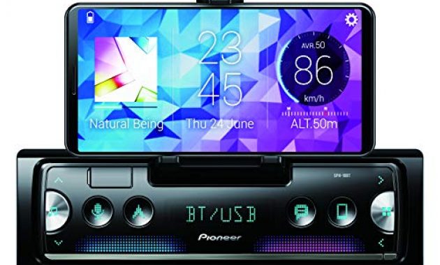 grossen pioneer sph 10bt auto media receiver schwarz silber 1 din 200 w 40 kanale 50 w android ios foto