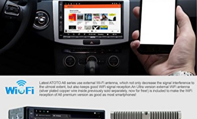 schone atoto a6 doppel din android auto navigation stereo mit dual bluetooth standard a6y2710sb 1g 16g auto unterhaltung multimedia radio wifibt tethering internet unterstutzung 256g sd bild
