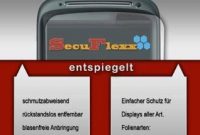 wunderbare 2 x secuflexx antireflex entspiegelt anti fingerprint schutzfolie displayschutz navigon 8110 bild