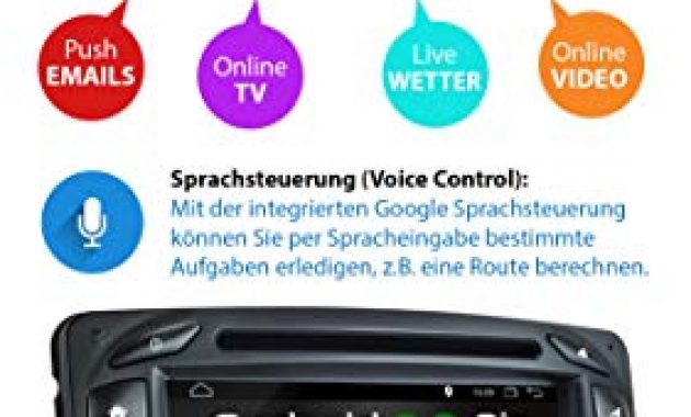 wunderbare xomax xm 07za autoradio mit android 9 passend fur mercedes viano clk vito 4core gps navigation dvd cd i support wifi 4g dab obd2 i bluetooth 7 zoll 18 cm touchscreen usb foto