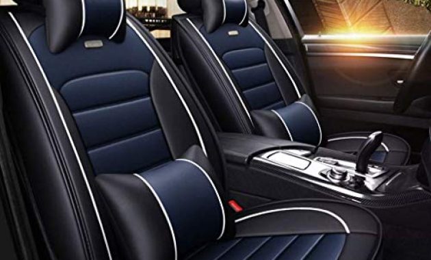 am besten 9 stucke vollen satz pu leder vorne und hinten sitzbezug rutschfeste deluxe automotive kissen sitz universal fit 5 sitze fahrzeuge autos suvc foto