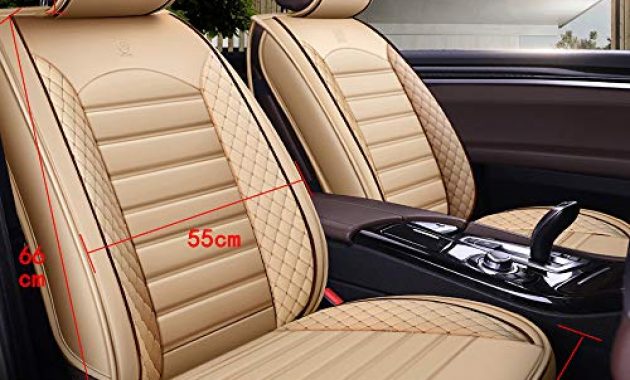 am besten autositzbezug set fur 5 sitzer automotive pick up suv truck kunstleder sitzschutz autoinnenausstattung 5 farben beige bild