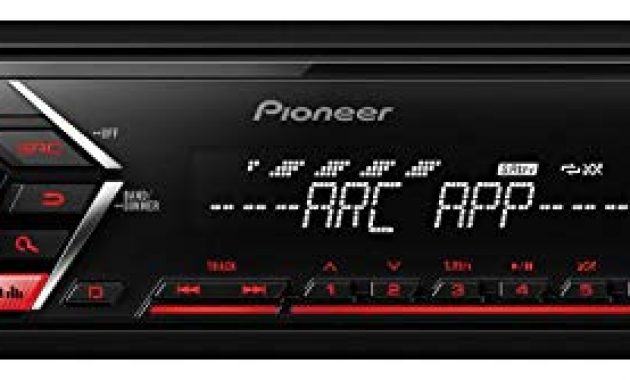 am besten caraudio24 pioneer mvh s100ub usb aux mp3 1din autoradio fur smart forfour 454 fortwo 451 iso bild