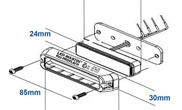 am besten led martin 2er sparset r65 proflash blau frontblitzer strassenraumer blitzmodul feuerwehr polizei rettungsdienst foto