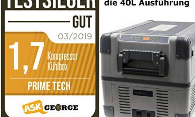 am besten prime tech kompressor kuhlbox 40 liter 1224 volt kuhlung bis 20 grad bild