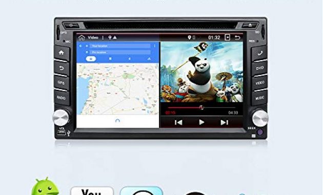 am besten stereo autoradio upgrade version mit android 60 qure core wlan doppel din dvd player gps navigation und integrierter kamera fur alle automodelle foto
