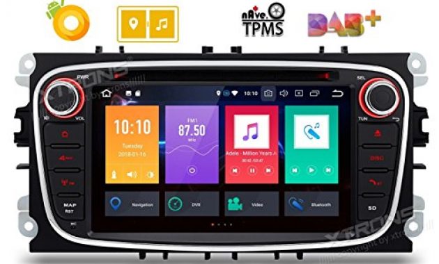 am besten xtrons 7 auto touchscreen autoradio auto dvd player mit android 80 octa core auto autostereo unterstutzt 3g 4g bluetooth 4gb ram 32gb rom dab obd2 tpms fur ford schwarz bild