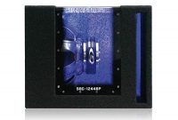 ausgefallene alpine electronics sbg 1244bp bandpass gehausesubwoofer 30cm 4ohm schwarz bild