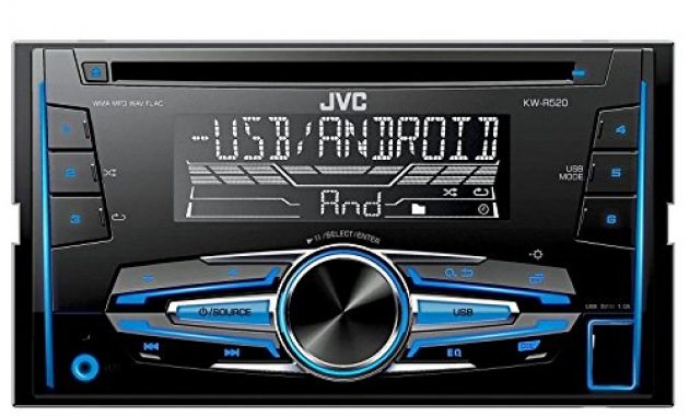 ausgefallene auto radio cd receiver jvc mit usb cd aux uvm fur peugeot 107 p 2005 2014 incl einbauset schwarz foto