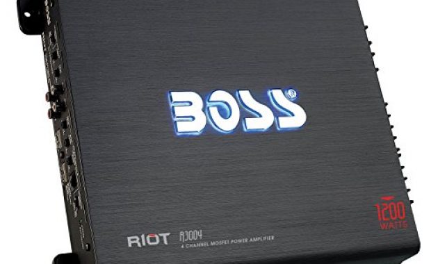 ausgefallene boss audio r3004 riot serie 4 kanal full range 1200 watt klasse a b verstarker endstufe bild