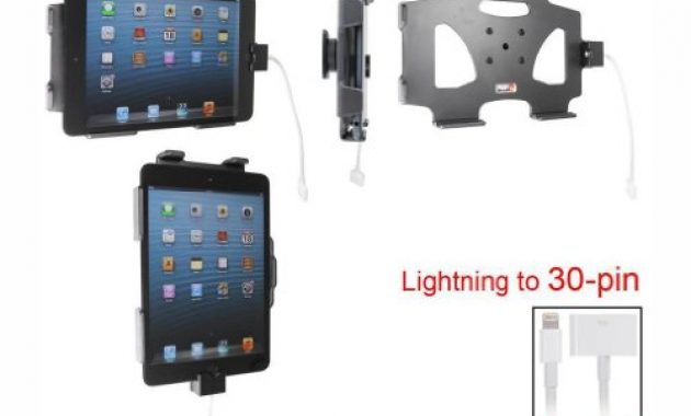 ausgefallene brodit 514449 passiv kfz halterung und stecker fur apple ipad mini schwarz bild