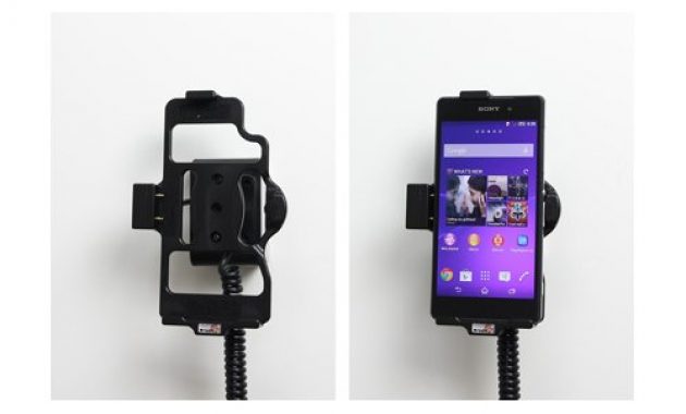 ausgefallene brodit geratehalter aktiv mit kfz ladeadapter fur sony xperia z2 bild