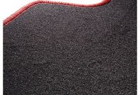 ausgefallene carfashion 282134 starlight passform auto fussmatten tuft velour automatte polyamid velours fussmatte in schwarz rote hochglanz kettelung 4 teiliges auto fussmatten set mit foto