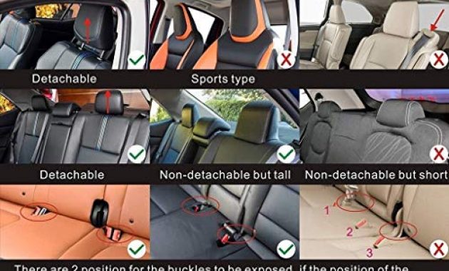 ausgefallene dafei autositzbezuge 5 sitzer komplettsatz universal kompatible airbags vorne und hinten atmungsaktiv hochwertiges leder comfort protector cushion farbe schwarz bild