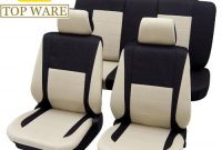 ausgefallene elegance auto autositzbezuge sitzbezuge schonbezuge sitzbezug beige schwarz leder optik passend fur a klasse w169 bild